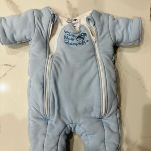 Baby Merlin's Magic Sleepsuit - Blue